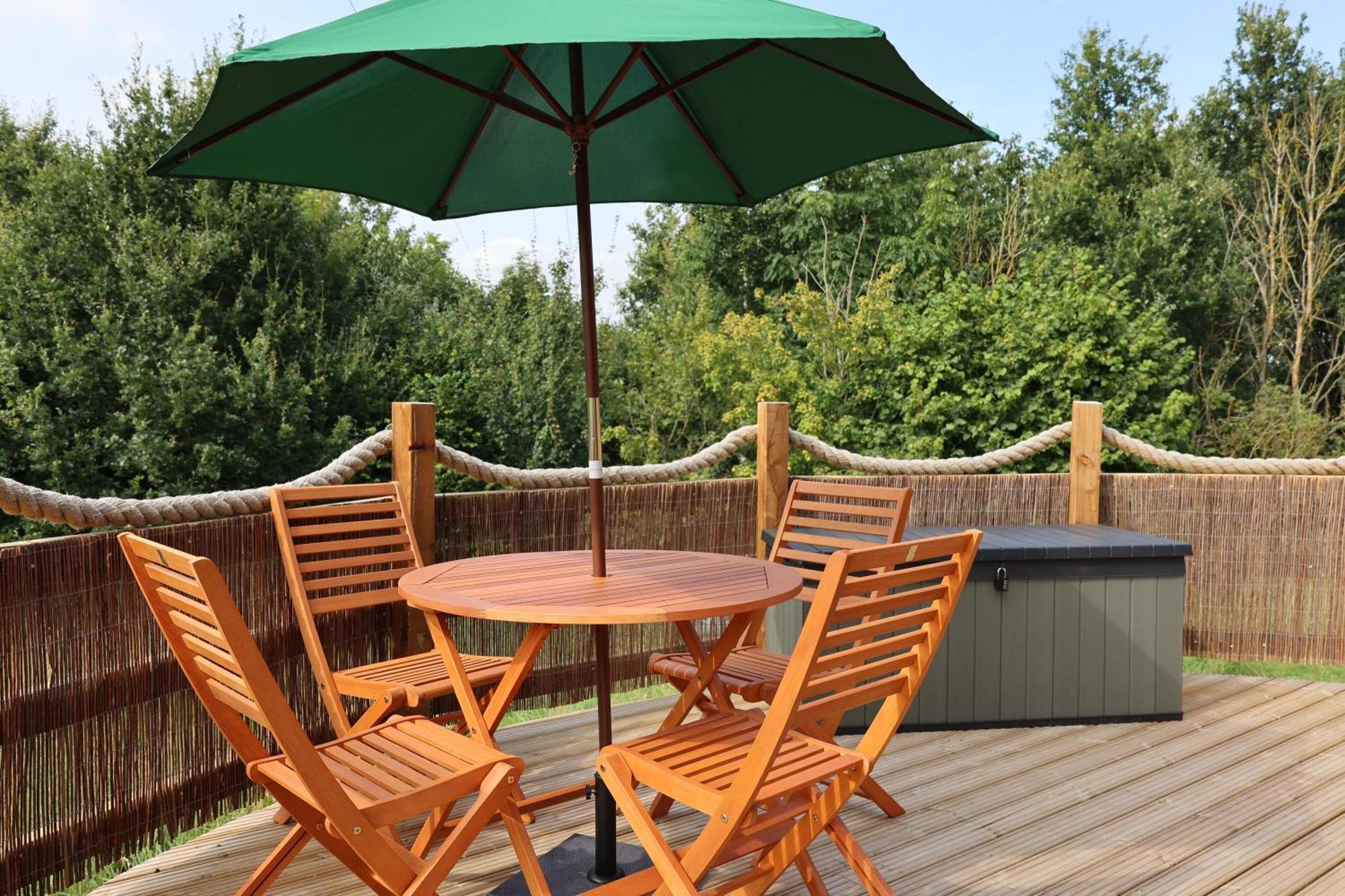 Ammonite Glamping Pod & Hot Tub Lejlighed Hungerton Eksteriør billede