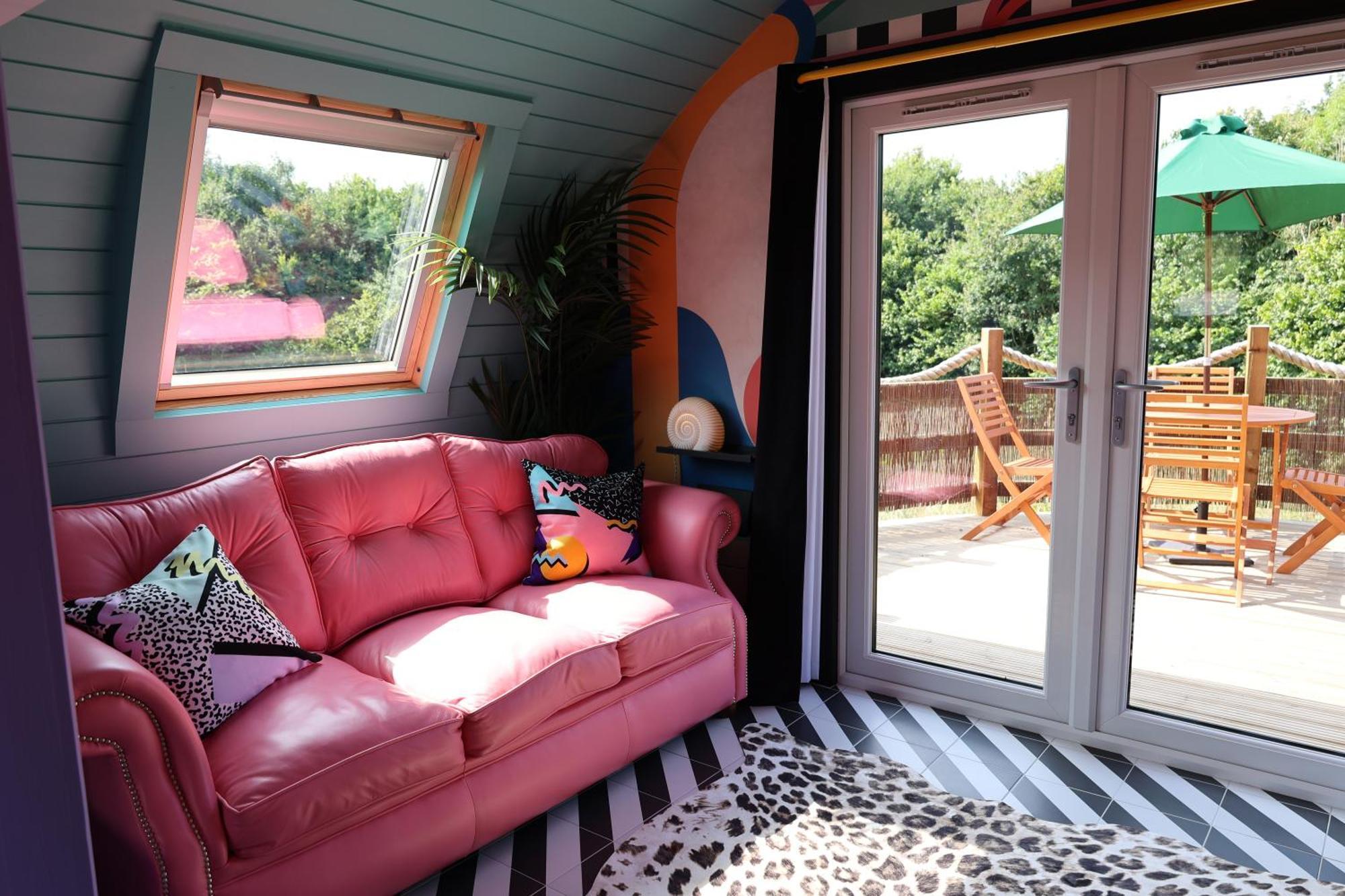 Ammonite Glamping Pod & Hot Tub Lejlighed Hungerton Eksteriør billede